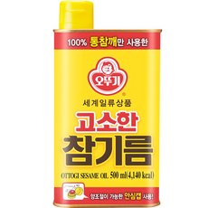오뚜기 고소한 참기름, 500ml, 1개 500ml, 1개