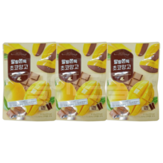 말랑쫀득 초코 망고, 3개, 120g