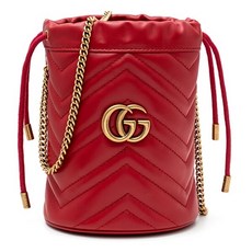 [GUCCI] 구찌 GG 마몬트 미니 버킷백 575163-DTDRT-6433