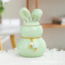 유골용 미니 애완 동물 항아리 세라믹 관 기념 물품 충진 통과, 1개