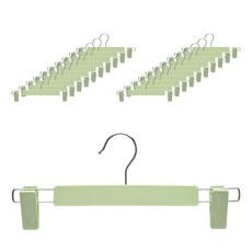 아워리빙 파스텔 논슬립 회전형 치마 바지걸이 20p, 민트, 20개