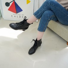 레이스업워커소가죽