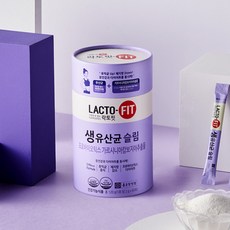 [종근당건강]락토핏 생유산균 슬림 2gx60포 가르시니아캄보지아함유 유산균다이어트 장건강, 락토핏 생유산균 슬림 1통(2gx60포)