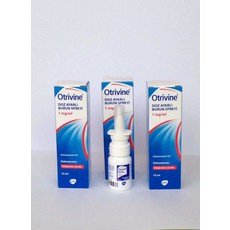 [구매대행] 3 packs Otrivin metered dose nasal spray clears blocked noses fast long lasting moisturizing formula, 1
