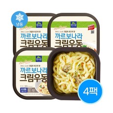 면사랑 까르보나라 크림우동 360gx4팩 냉동HMR 전자레인지5분 군대px냉동식품, 360g, 12개, 360g, 12개