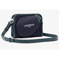 LACOSTE TENNIS-INSPIRED TEXTILE SHOULDER BAG NU4339TD Abimes / Vert M41