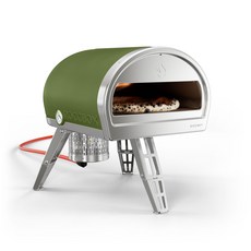 Gozney Roccbox Outdoor Pizza Oven Green Portable Gozney Roccbox 야외 피자 오븐 녹색 휴대용 가스 및 나무 연소 레스토, 1개