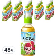 웅진 아동용 캐치 티니핑 유기농 작두콩차, 200ml, 48개