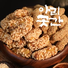 전통찹쌀유과 단호박찹쌀유과 메밀유과 무우조청사용 무설탕 여수 향일암 아리곳간, 볶음메밀유과, 1개, 450g - 간식곳간