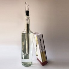 2팩 와인 칠러 아이스 레드 병 스테인리스 스틸 쿨러 스틱 용기 냉동고 3 in 1 에어레이터 및 푸어 액세서리 포함, 2