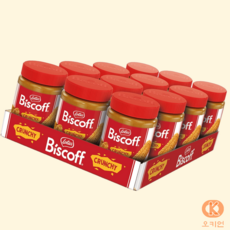 로투스 스프레드 크런치 잼 비스코프 12개 박스, 380g