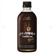 롯데 칸타타 콘트라베이스 블랙 500ml, 6개