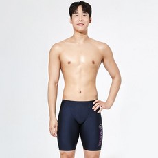 배럴 맨 에센셜 4부 재머 수영복 딥네이비 B4SMSMS101DNV