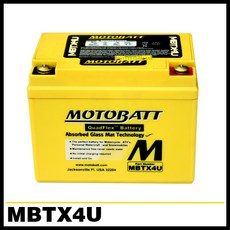  [MBTX4U] 모토뱃 배터리 AGM배터리 [혼다]SCR100 [야마하][스즈끼][가와사키][SYM][APRILIA] 외, 1개 