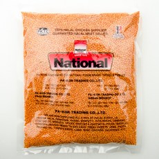 NATIONAL 네셔널 마수르 고타 렌틸콩 렌즈콩 900g MASOOR GOTA LENTILS, 1개
