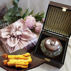 [기업체선물] 도자기 홍삼벌꿀(1.1kg)선물세트 좋은걸로 발송드립니다., 1통, 1.1kg