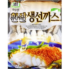 대림선 [에스앤에스식품] 대림 흰살생선까스 (60gx20), 1개, 60g