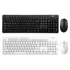 COX CKM30W 무선 키보드 마우스 세트 (블랙), 단일상품, 단일상품