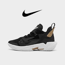 나이키 조던 빅키즈 우먼 와이낫 제로 4 농구화 블랙 골드 CQ9430 001