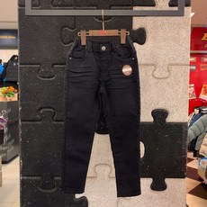 인디고뱅크키즈 부평점 [재입고!!!] **기모** 플리스 안감으로 속이 꽉찬 블랙데님바지~@ 어디에나 두루두루 잘 어울리는 기본템!