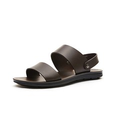 엘칸토 마쯔 남성 소가죽 더블 스트랩 샌들 2.3cm LCMW65M126