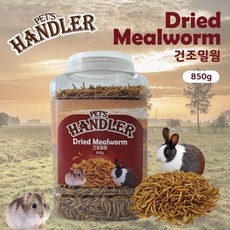 펫츠핸들러 건조밀웜 수퍼사이즈 점보 850g, 1개