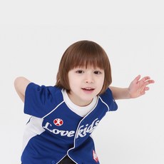 나비짐 아동 베이스볼져지 쿨론소재 블루 키즈 야구옷 KIDS BASEBALL JERSEY