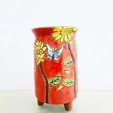 행복한꽃그릇다육이화분