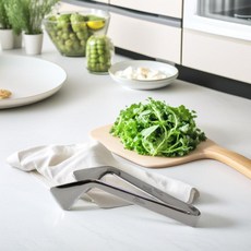 꺾임 집게 꺽임 찝게 스텐 레스 삼각 고기 핀셋 요리, 1개