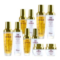 엘루자이 24K골드 콜라겐 기초 5종 세트 이응경 기초화장품 스킨 에센스 아이크림 로션 영양크림 주름 미백 보습 탄력 링클케어