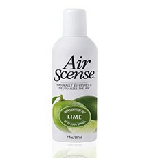 Citra Solv Air Scense Essential Oil Air Freshener - Lime Scent - Non-Aerosol - 7 Ounce Refreshing, 7 Fl Oz (Pack of 1), White