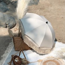 아웃도어 푸시카트 우산 식 카툰 베어 자외선 차단 우산 유모차용 썬샤인 우산 작은 해변 우산