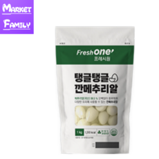 마켓패밀리 (마켓패밀리) 프레시원 탱글탱글 깐 메추리알 1kg 업소용 대용량 반찬, 1개