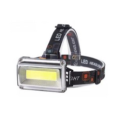 10W COB LED 충전식 헤드랜턴 DH6684, 혼합색상, 2개