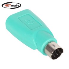 (NETmate) NM-UG206 USB to PS/2 젠더 그린, 단일상품