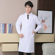 의사 흰 가운 긴팔 반팔 간호사 실험 복 치과 피부과 유니폼 박사 약사 병원 빅사이즈
