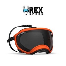 강아지 선글라스 대형견 고글 도글라스 Rex Specs 조정 가능한 스트랩 여행 스키 및 김서림 방지 스노우 소형에서 대형까지 애완동물, 8) Orange S, 1개