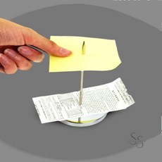 쏨숭 주문서 영수증 송곳 꽂이 계산서꽂이, 1개