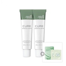 김정문알로에 큐어 안티에이징 크림S 1개 + 플러스 크림 80g 증정피토 그린 앰플 마스크팩 1매