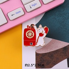 와이에이치투 캐릭터 큐트 뱃지 고양이 브로치 여성 코사지 INS트렌드 개성 페르사주 옷 액세서리