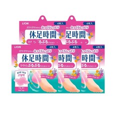 라이온 휴족시간 발뒤꿈치 젤시트 4매입 x 5개, 휴족시간 발뒤꿈치젤시트 4매입x5개