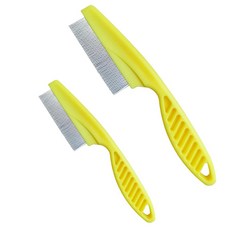 반려동물 미용 브러시 털 제거 다기능 청소 소형견 고양이용, 1개, 1.Yellow