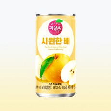 과일촌 시원한 배 175ml X 30캔/해태 과즙 음료수, 30개