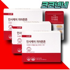 이가 탄탄 인사케어 치잇튼튼 몸 에 좋은 칼슘 영양제, 3개, 60정