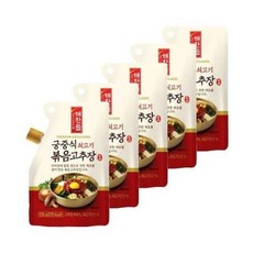 해찬들 궁중식 쇠고기 볶음고추장 120g, 4개