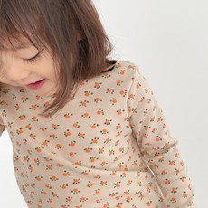 키즈나나 아동용 겨울 여아 셀린 반목폴라 티셔츠