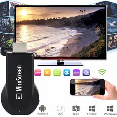 Wifi HDMI TV 스틱 스마트 TV AV 무선 어댑터 동글 비디오 수신기 Displayer DLNA Airplay Miracast Airmirroring BHE5|ota tv stick|tv dongletv stick, Black