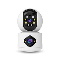 브이스타캠 추적감시 듀얼렌즈 CCTV IP카메라, V200D, 1개