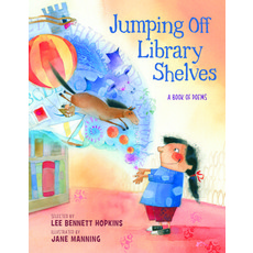 (영문도서) Jumping Off Library Shelves Hardcover, Wordsong, English, 9781590789247