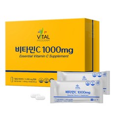 종근당 바이탈프로그램 비타민C 1000mg 고함량 고용량 비타민씨, 600정